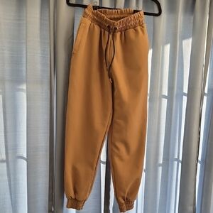 Zara Tan Jogger Pants Small